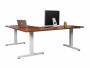 Equip Schreibtischgestell elektrisch L-Form TM grau Max150kg (Speditionsversand) (650820)