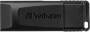 Verbatim Slider - USB Drive 128GB - Black - 128 GB - 2.0 - Slide - 8 g - Black