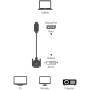 Techly DisplayPort 1.2 auf DVI Kabel, Full HD, passiv, schwa (ICOC-DSP-C12-020P)