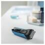 Braun Series 3 3010 Wet & Dry - Foil shaver - 2 SensoFoil - 1 Middle Trimmer - Black - Blue - LED - Battery - Nickel-Metal Hydride (NiMH)