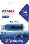 Verbatim Store n Go V3 MAX  64GB USB 3.0 Read max. 300MBs   49807 USB-Sticks