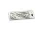 Cherry Slim Line Compact-Keyboard G84-4400 - Keyboard - Laser - 84 keys QWERTZ - Gray