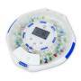 Nedis SmartLife Pillenspender / Wi-Fi / 28 Fächer / Anzahl der Alarmzeiten: 9 Weckzeiten pro Tag / Licht / Piep / Stimme / LCD-Anzeige / Weiss