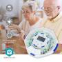 Nedis SmartLife Pillenspender / Wi-Fi / 28 Fächer / Anzahl der Alarmzeiten: 9 Weckzeiten pro Tag / Licht / Piep / Stimme / LCD-Anzeige / Weiss