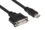 Club 3D HDMI to DVI Single Link Passive Adapter - HDMI - DVI - Male/Female - 0.40 m - Black