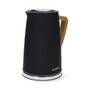 Nedis Wasserkocher / 1.7 l / Soft-Touch / Schwarz / Um 360 Grad drehbar / Verdecktes Heizelement / Strix® Controller / Boil-dry protection