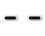Samsung USB-C zu USB-C Kabel EP-DX310 (3A) 1,8m White Kabel und Adapter -Kommunikation-