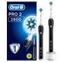 Oral-B Pro 2 2900 Black Edition mit 2. Handstück Elektrische Zahnbürste