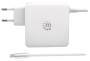 Manhattan Wall/Power Charger (Euro 2-pin) - USB-C and USB-A ports - USB-C Output: 60W / 3A - USB-A Output: 2.4A - USB-C 1m Cable Built In - White - Three Year Warranty - Box - Indoor - AC - 20 V - 3 A - White