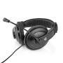 Nedis PC-Headset / Über Ohr / Stereo / 1x 3.5 mm / 2x 3.5 mm / Klappbarer Mikrofon / Schwarz