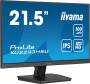 IIYAMA 54.5cm (21,5") XU2293HSU-B6  16:9  HDMI+DP+2xUSB IPS retail (XU2293HSU-B6)