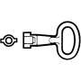 Schneider Electric DOPPELBARTSCHLÜSSEL 5MM METALL (NSYLDB5)