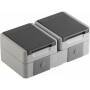 TEM STECKD STE 2F H 2x2P+E 16A GY (CF14GY-U    IP44 SET)