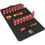 Wera 8100 SB VDE 1 - Socket set - 17 pc(s) - Black,Red - Ratchet handle - 1 pc(s) - 3/8"