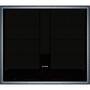 Siemens iQ700 - Black,Stainless steel - Built-in - Zone induction hob - Ceramic - 4 zone(s) - 4 zone(s)
