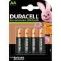 Duracell NiMH - AA - 2400 mAh - Rechargeable battery - Nickel-Metal Hydride (NiMH) - 1.2 V - 4 pc(s) - 2400 mAh - Bronze - Green