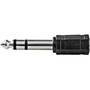 Nedis Stereo-Audio-Adapter| 6.35 mm Stecker| 3.5 Buchse| Vernickelt| Gerade| ABS| - Adapter