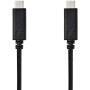 Nedis CCGB64700BK10 - 1 m - USB C - USB C - USB 3.2 Gen 1 (3.1 Gen 1) - 480 Mbit/s - Black