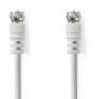 Nedis Satelliten- und Antennenkabel| F-Stecker|| Vernickelt| 75 Ohm|