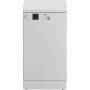 BEKO DVS05024W - Freestanding - Slimline (45 cm) - White - LED - Cold - Hot - 10 place settings
