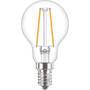 Philips PHIL CorePro LEDluster 2-25W/827Tropfen E14 250lm Glas klar E