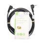 Nedis Audio-Video-Kabel / 3.5 mm Stecker / 3.5 mm Stecker / Vernickelt / 2.00 m / Rund / PVC / Schwarz