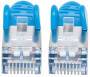 Intellinet Network Patch Cable - Cat6A - 1.5m - Blue - Copper - S/FTP - LSOH / LSZH - PVC - RJ45 - Gold Plated Contacts - Snagless - Booted - Polybag - 1.5 m - Cat6a - S/FTP (S-STP) - RJ-45 - RJ-45 - Blue