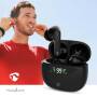 Nedis Vollständig drahtlose Kopfhörer / ANC (Active Noise Cancelling) / Bluetooth® / max. Batteriespielzeit: 30 Std / Berührungssteuerung / Ladegehäuse / Kabelloses Ladegehäuse / Eingebautes Mikro / Stimmkontrolle / Schwarz