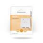 Nedis Netzwerk-Wanddose / An der Wand / 2-Port port(s) / UTP CAT6 / Gerade / Buchse / Vergoldet / PVC / Weiss / Box