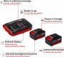 Einhell Starter Kit 2x 4,0 Ah Akkus und Twincharger Power X-Change (Li-Ion, 18 V, 75 min Ladezeit, passend für alle Power X-Change Geräte)