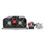 Nedis Power Inverter reine Sinus-Wellen / Eingangsspannung: 12 V DC / Geräteausgangsanschluss: Type F (CEE 7/3) / USB-A / 1x USB-C™ / 230 V AC 50 Hz / 2000 W / Spitzenleistung: 4000 W / Schraubklemme / Reine Sinuswelle / Düse / Schwarz