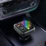 Nedis Kfz Audio FM Transmitter / Fest / freisprechend / 1 " / Amber Screen / Bluetooth® / PD 18 W / PD 20 W / Schnellladung / Bass Boost / Google Assistant / Siri / Schwarz