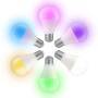 Alecto Smart LED-Farblampe mit Wi-Fi E27 9W