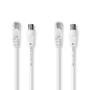 Nedis Coax & Cat6 Kombikabel / IEC (Coax) Stecker / RJ45 Stecker / IEC (Coax) Buchse / RJ45 Stecker / Vernickelt / RG58 / 75 Ohm / Doppelt geschirmt / 3.00 m / Rund / PVC / Weiss / Box
