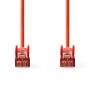 Nedis CAT6-Netzwerkkabel / RJ45 Stecker / RJ45 Stecker / S/FTP / 10.0 m / Rund / LSZH / Red / Label