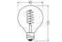 Ledvance LED GLOBE 7,8W 1800K E27 DIM (VINTAGE 1906 GL80)