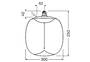 OSRAM LED Filament 1906 BIG OVAL DIM 12W/818 230V SMOKE MAG E274X1