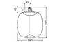OSRAM LED Filament 1906 BIG OVAL DIM 12W/818 230V AMBER MAGE274X1