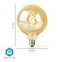 Nedis Smartlife LED Filament Lampe| WLAN| E27| 360 lm| 4.9 W| Warm to Cool White|