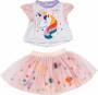 Zapf BABY born Einhornkleid mit Tutu 43cm