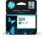 HP 4K0U3NE Tintenpatrone cyan No. 924 Druckerpatronen