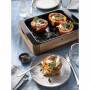 WMF Fusiontec - Casserole baking dish - Rectangular - Ceramic - Steel - Wood - Black - Brown - 180 - 450 °C - 360 mm