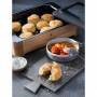 WMF Fusiontec - Casserole baking dish - Rectangular - Ceramic - Steel - Wood - Black - Brown - 180 - 450 °C - 360 mm
