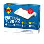 AVM FRITZ!Box 7530 AX - Wi-Fi 6 (802.11ax) - Dual-band (2.4 GHz / 5 GHz) - Ethernet LAN - 3G - White - Tabletop router