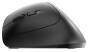 Cherry MW 4500 LEFT Wireless 45 Degree Mouse - Black - USB - Left-hand - Optical - RF Wireless - 1200 DPI - Black - Grey