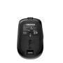 Cherry MW 9100 - Ambidextrous - RF Wireless + Bluetooth - 2400 DPI - Black