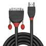 LINDY HDMI an DVI-D Single Link Kabel Black Line 3m (36273)
