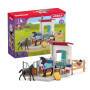Schleich HC Pferdebox mit Stute und Fohl 42611