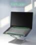 ICY BOX IB-NH300 - Notebook stand - Silver - Aluminium - Silicone - 43.2 cm (17") - 3 kg - 15 cm