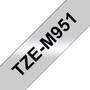 Brother Schriftbandkassette TZE-M951 silber/schwarz 24 mm Zubehör Beschriftungsgeräte